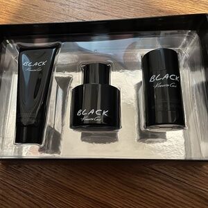 Kenneth Cole BLACK 3pc Grooming Gift Set with Cologne